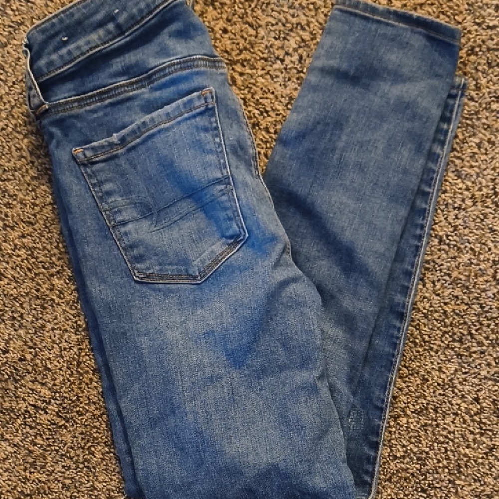 American Eagle Outfitters Blue Skinny Jeans